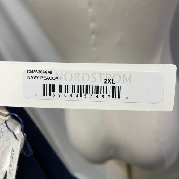 Caslon V-neck Maxi Dress Womens XXL Navy Blue Rayon Spring Classic Summer New - Picture 5 of 13